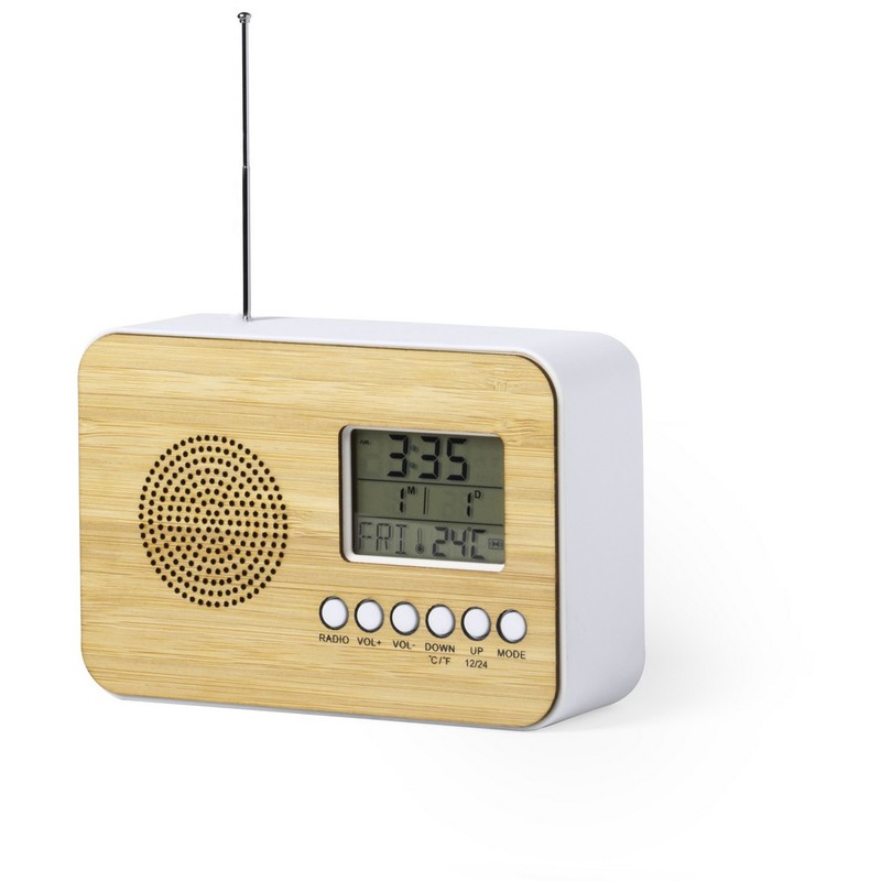 Zegar na biurko z alarmem, radio V0367